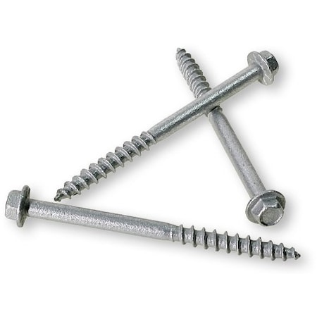 Simpson Strong-Tie Lag Screw, #10, 2-1/2 in, Steel, Galvanized Hex Hex Drive SD10212R500
